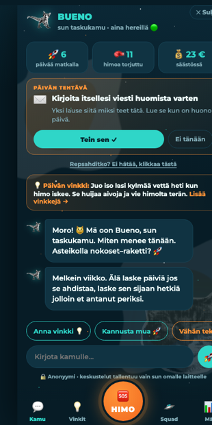 Taskukamun etusivu