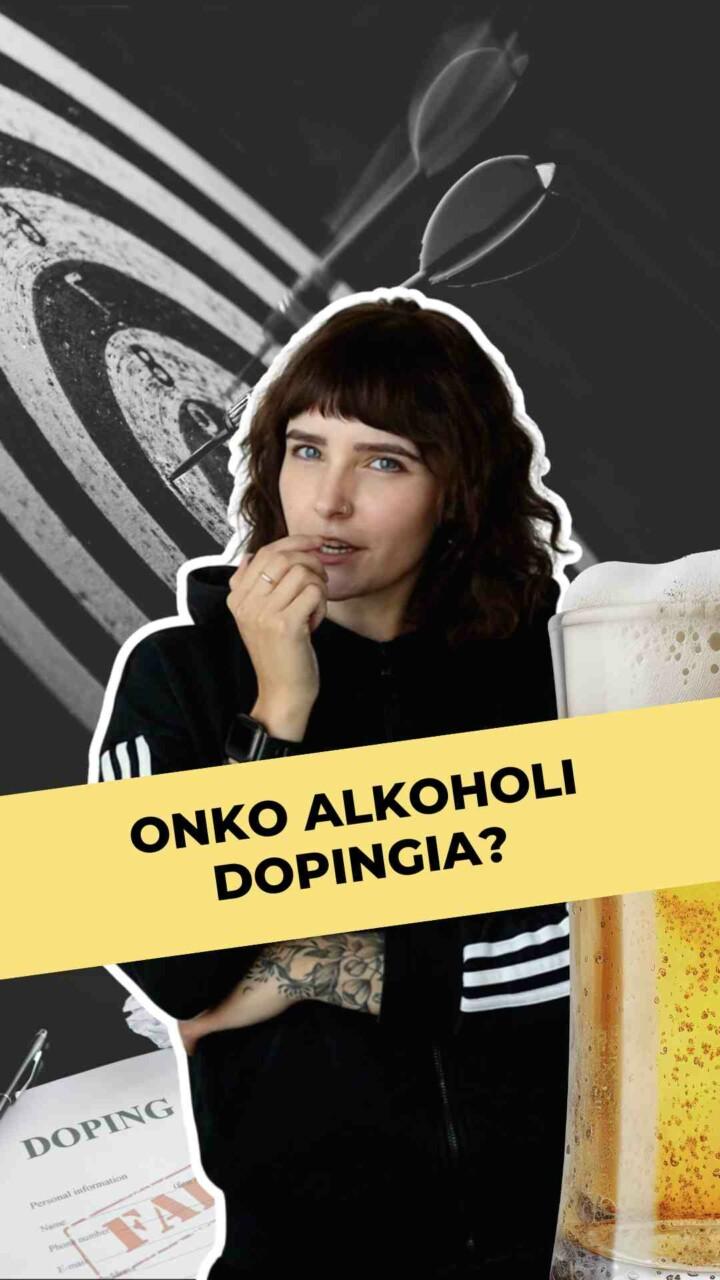 Alkoholi dopingia?