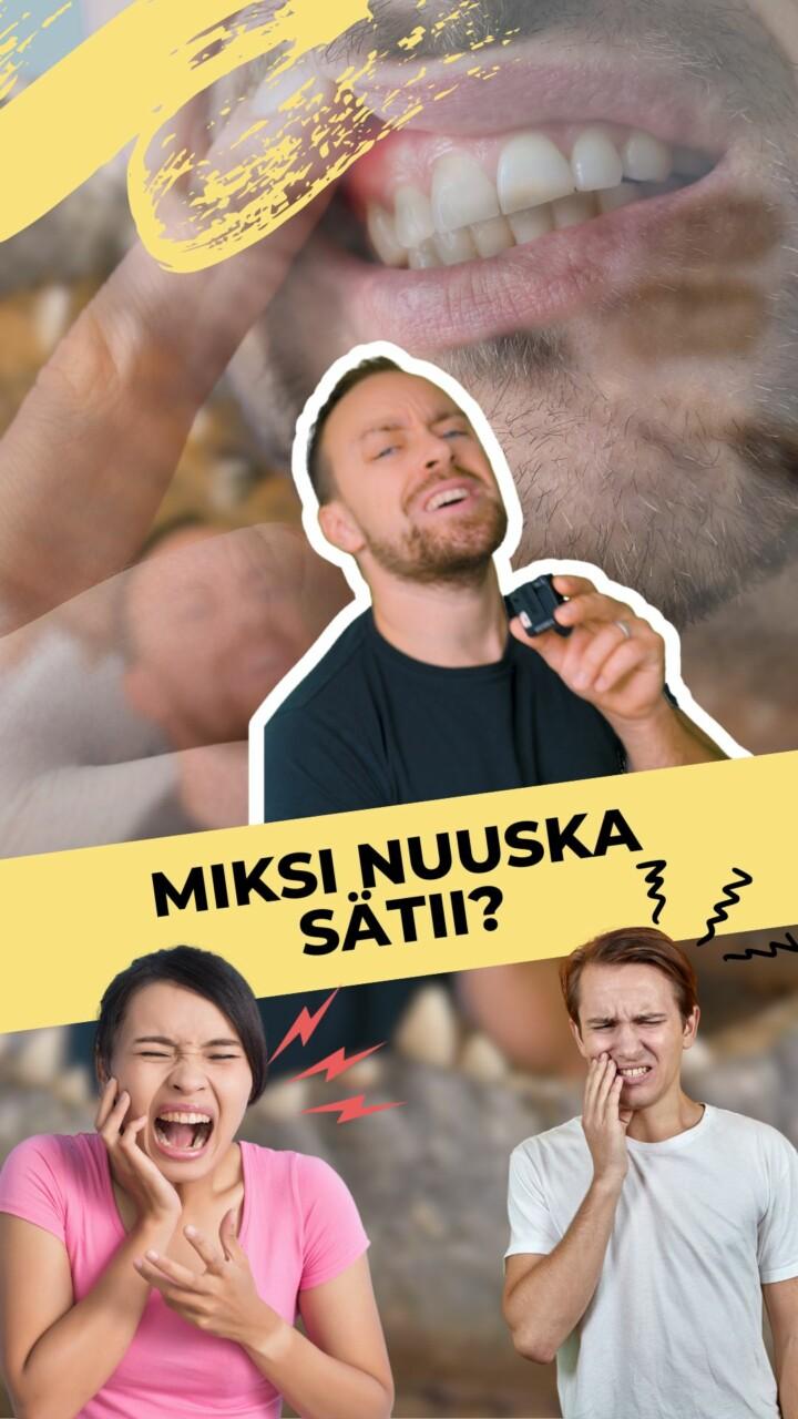 Miksi nuuska sätii?