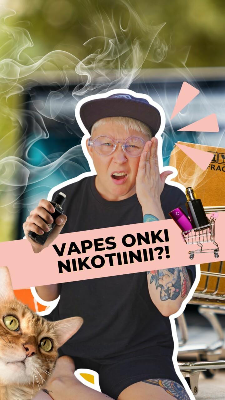 Nikotiinittomassa vapessa nikotiinii?!