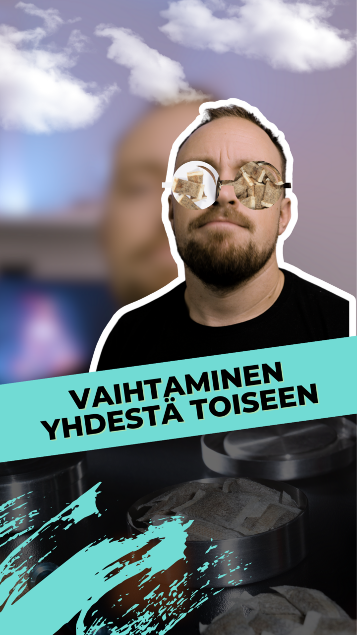 Nikotiinituotteen vaihtaminen