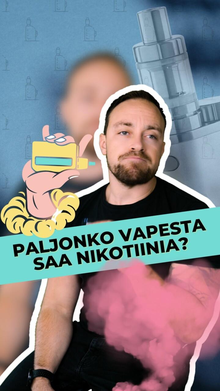 Paljonko vapesta nikotiinia