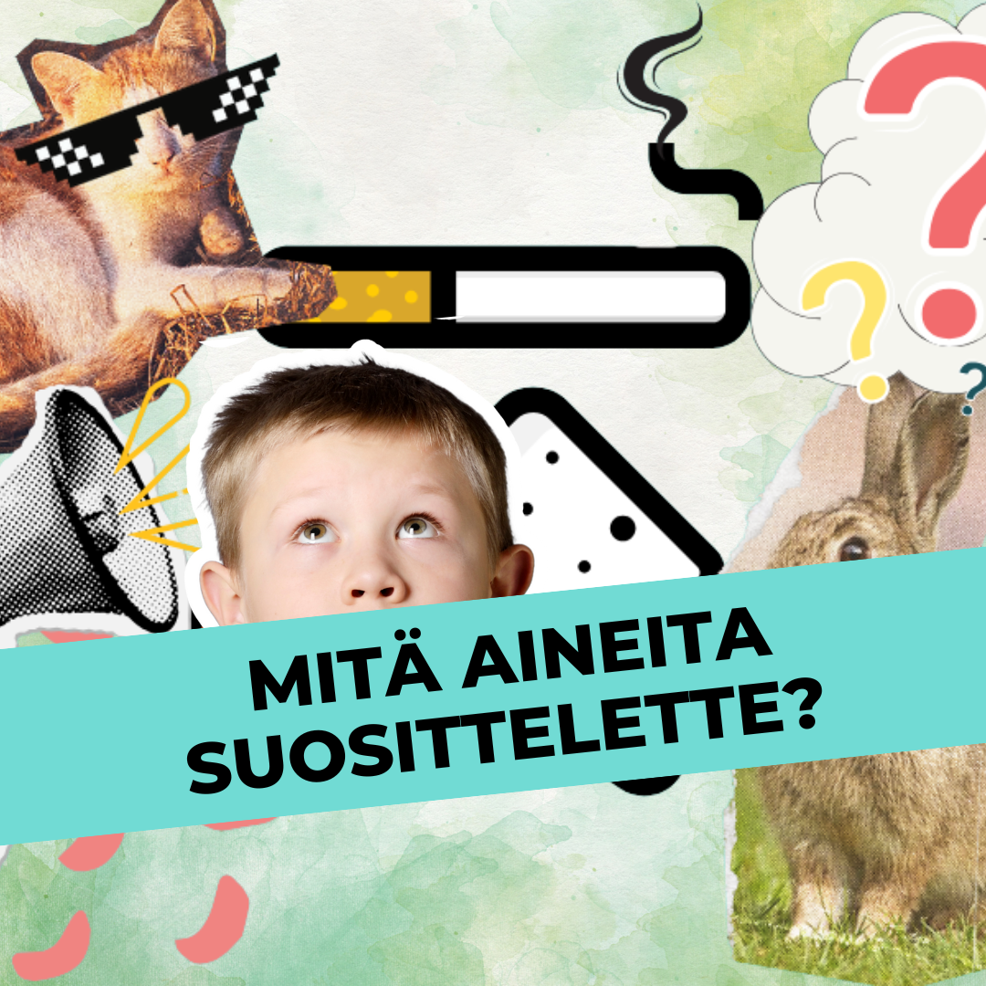 Mitä aineita suosittelette?