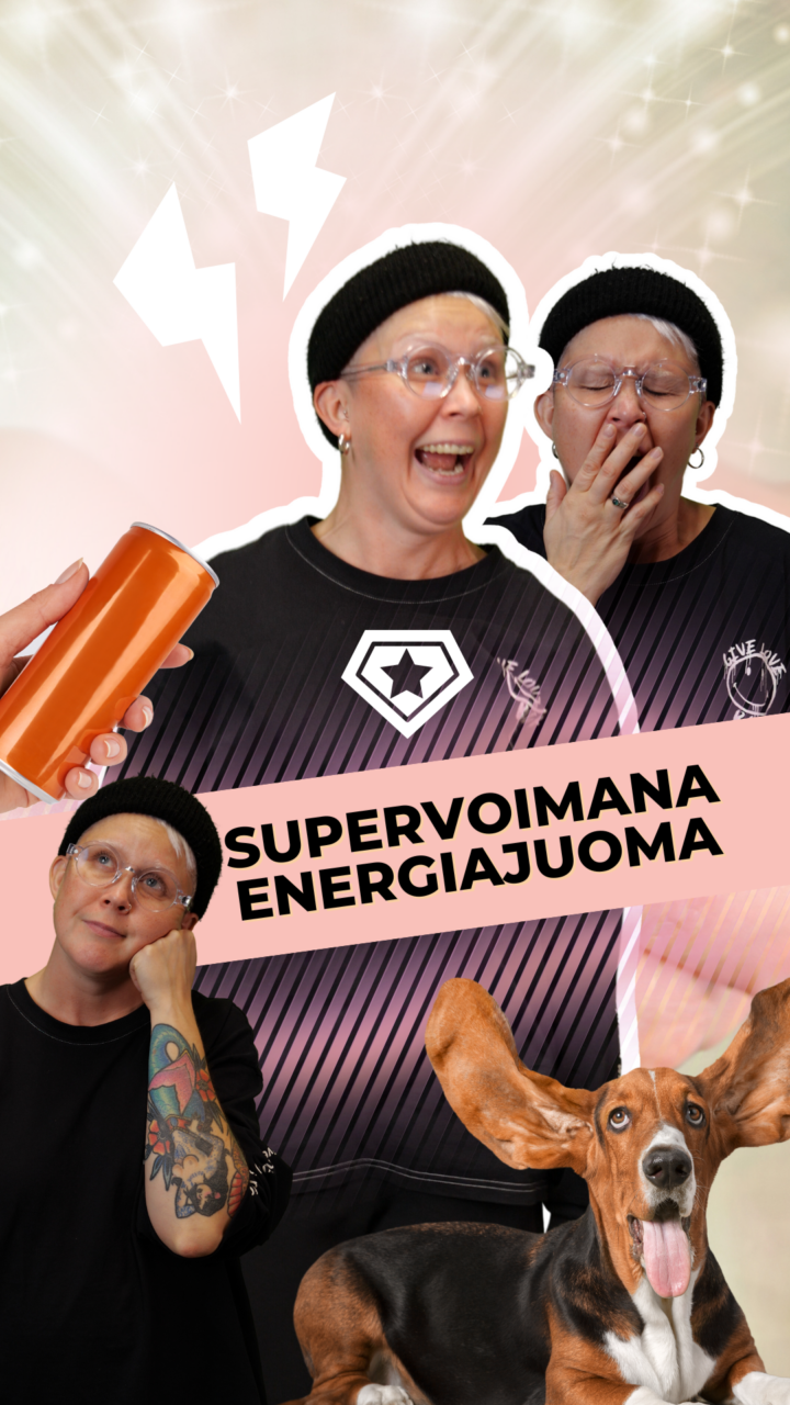 Energiajuomaa aamusta iltaan