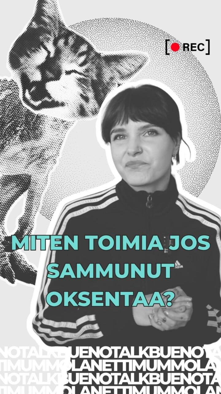 Miten toimia jos sammunut alkaa oksentaa?