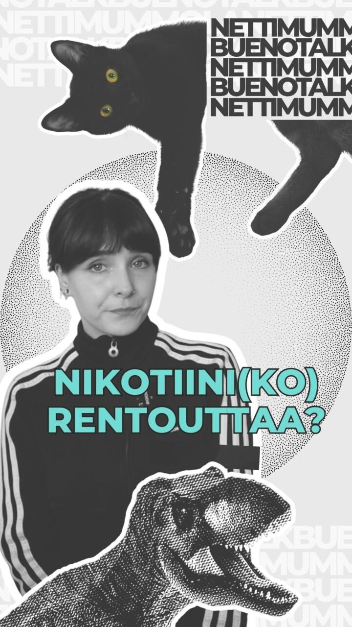 Nikotiini(ko) rentouttaa?